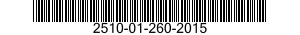 2510-01-260-2015 FRAME SECTION,STRUCTURAL,VEHICULAR 2510012602015 012602015
