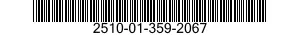 2510-01-359-2067 FRAME SECTION,STRUCTURAL,VEHICULAR 2510013592067 013592067