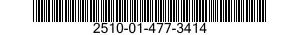 2510-01-477-3414 FRAME,HEATER CORE 2510014773414 014773414