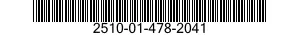 2510-01-478-2041 FRAME SECTION,STRUCTURAL,VEHICULAR 2510014782041 014782041