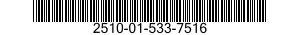 2510-01-533-7516 HINGE,DOOR,VEHICULAR 2510015337516 015337516
