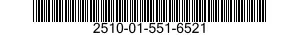 2510-01-551-6521 HINGE,DOOR,VEHICULAR 2510015516521 015516521