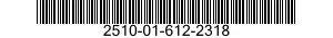 2510-01-612-2318 PANEL,VEHICULAR OPERATION 2510016122318 016122318