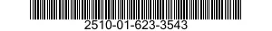 2510-01-623-3543 SUPPORT,STRUCTURAL COMPONENT,VEHICULAR 2510016233543 016233543