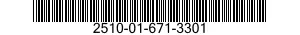 2510-01-671-3301 FRAME,STRUCTURAL,VEHICULAR 2510016713301 016713301