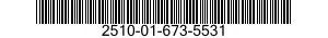 2510-01-673-5531 SUPPORT,STRUCTURAL COMPONENT,VEHICULAR 2510016735531 016735531