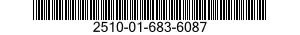 2510-01-683-6087 SUPPORT,STRUCTURAL COMPONENT,VEHICULAR 2510016836087 016836087