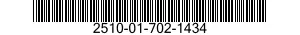 2510-01-702-1434 BRACKET,VEHICULAR COMPONENTS 2510017021434 017021434