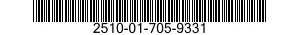 2510-01-705-9331 BRACKET,VEHICULAR COMPONENTS 2510017059331 017059331