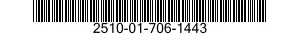 2510-01-706-1443 BRACKET,VEHICULAR COMPONENTS 2510017061443 017061443