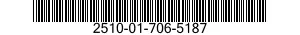 2510-01-706-5187 BRACKET,VEHICULAR COMPONENTS 2510017065187 017065187