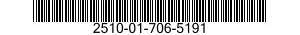 2510-01-706-5191 BRACKET,VEHICULAR COMPONENTS 2510017065191 017065191