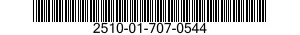 2510-01-707-0544 BRACKET,VEHICULAR COMPONENTS 2510017070544 017070544