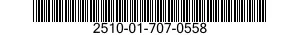 2510-01-707-0558 BRACKET,VEHICULAR COMPONENTS 2510017070558 017070558