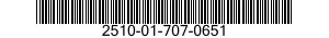 2510-01-707-0651 BRACKET,VEHICULAR COMPONENTS 2510017070651 017070651