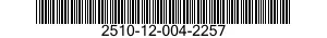 2510-12-004-2257  2510120042257 120042257