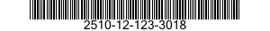 2510-12-123-3018  2510121233018 121233018