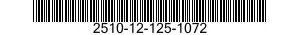 2510-12-125-1072 LAGERUNG 2510121251072 121251072