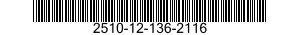 2510-12-136-2116 ALIGNMENT CLIP,LEAF SPRING 2510121362116 121362116