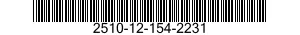 2510-12-154-2231  2510121542231 121542231
