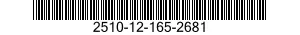 2510-12-165-2681 PIN,VEHICULAR LEAF SPRING SHACKLE 2510121652681 121652681