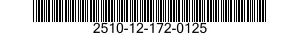 2510-12-172-0125  2510121720125 121720125