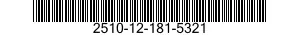 2510-12-181-5321 KLAPPE 2510121815321 121815321