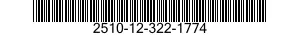 2510-12-322-1774 HOUSING,PANEL,VEHICULAR OPERATION 2510123221774 123221774