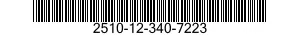 2510-12-340-7223 LOCK SET,VEHICULAR DOOR 2510123407223 123407223