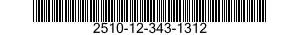 2510-12-343-1312 BRACE,FENDER 2510123431312 123431312