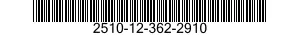 2510-12-362-2910 AIR SPRING,VEHICULAR 2510123622910 123622910