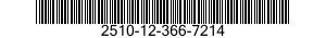 2510-12-366-7214 LOCK SET,VEHICULAR DOOR 2510123667214 123667214