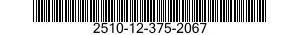 2510-12-375-2067 LOCK SET,VEHICULAR DOOR 2510123752067 123752067