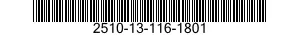 2510-13-116-1801 LOCK SET,VEHICULAR 2510131161801 131161801