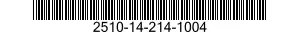 2510-14-214-1004 PALIER SUPPORT ASSE 2510142141004 142141004