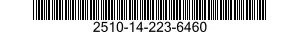 2510-14-223-6460 PIN,VEHICULAR LEAF SPRING SHACKLE 2510142236460 142236460