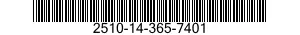 2510-14-365-7401 ALIGNMENT CLIP,LEAF SPRING 2510143657401 143657401