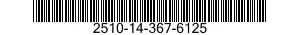 2510-14-367-6125  2510143676125 143676125