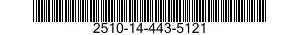 2510-14-443-5121 AIR SPRING,VEHICULAR 2510144435121 144435121