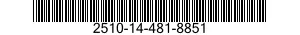 2510-14-481-8851 LOCK SET,VEHICULAR DOOR 2510144818851 144818851