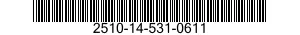 2510-14-531-0611 FRAME SECTION,STRUCTURAL,VEHICULAR 2510145310611 145310611
