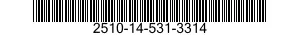 2510-14-531-3314 HOUSING PART,TRANSMISSION,MECHANICAL 2510145313314 145313314