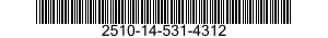 2510-14-531-4312 FRAME SECTION,STRUCTURAL,VEHICULAR 2510145314312 145314312