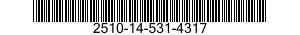 2510-14-531-4317 FRAME SECTION,STRUCTURAL,VEHICULAR 2510145314317 145314317