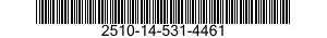 2510-14-531-4461 FRAME SECTION,STRUCTURAL,VEHICULAR 2510145314461 145314461