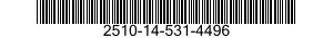 2510-14-531-4496 FRAME SECTION,STRUCTURAL,VEHICULAR 2510145314496 145314496