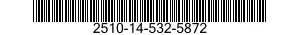 2510-14-532-5872 FRAME SECTION,STRUCTURAL,VEHICULAR 2510145325872 145325872