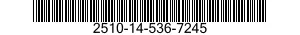 2510-14-536-7245 FRAME SECTION,STRUCTURAL,VEHICULAR 2510145367245 145367245