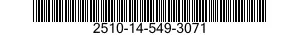 2510-14-549-3071 FRAME SECTION,STRUCTURAL,VEHICULAR 2510145493071 145493071