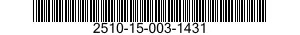2510-15-003-1431 PLATE,MOUNTING 2510150031431 150031431